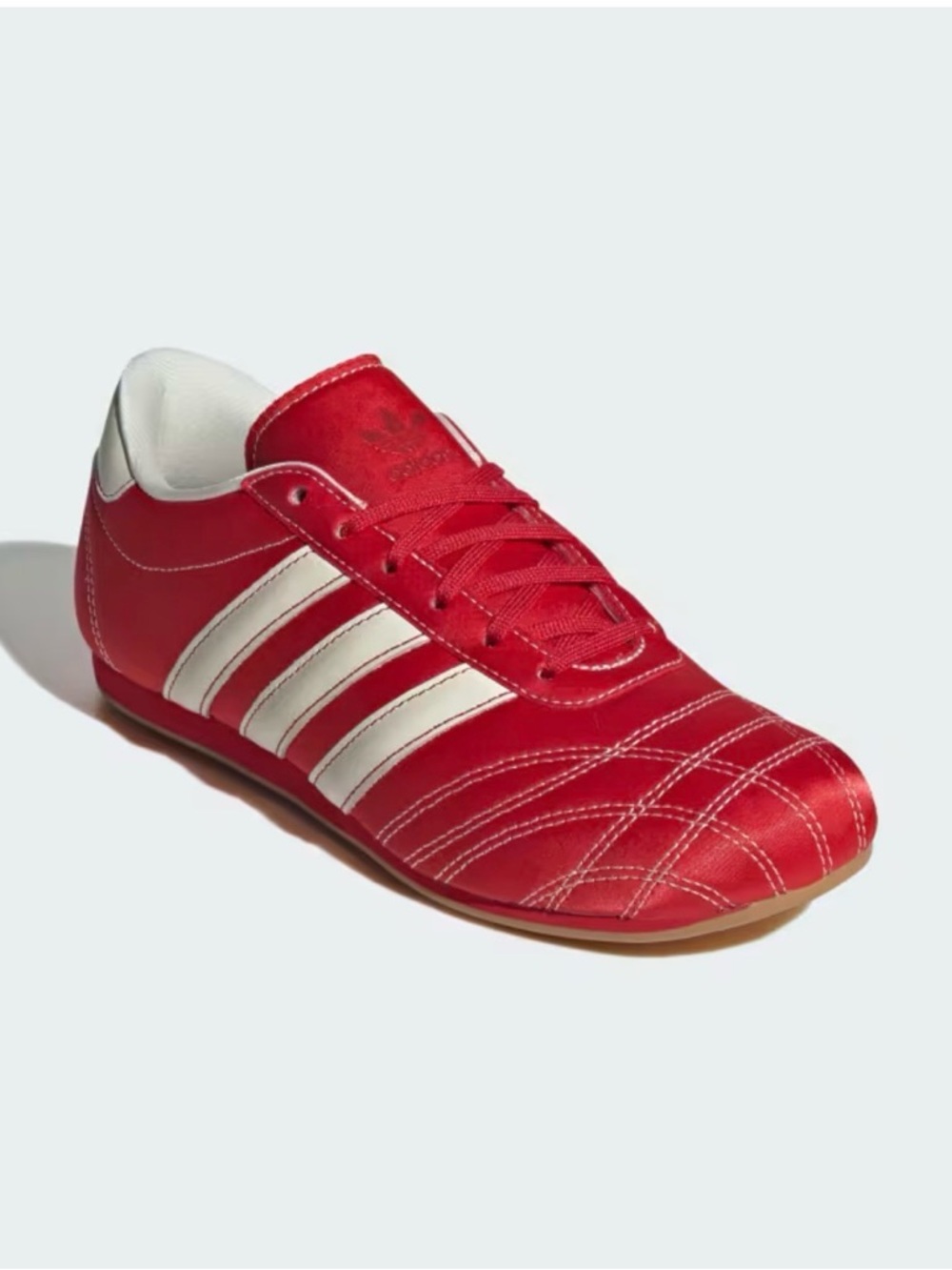 Adidas Taekwondo Sneakers Red Size 10 Y2K Low Profile NWT